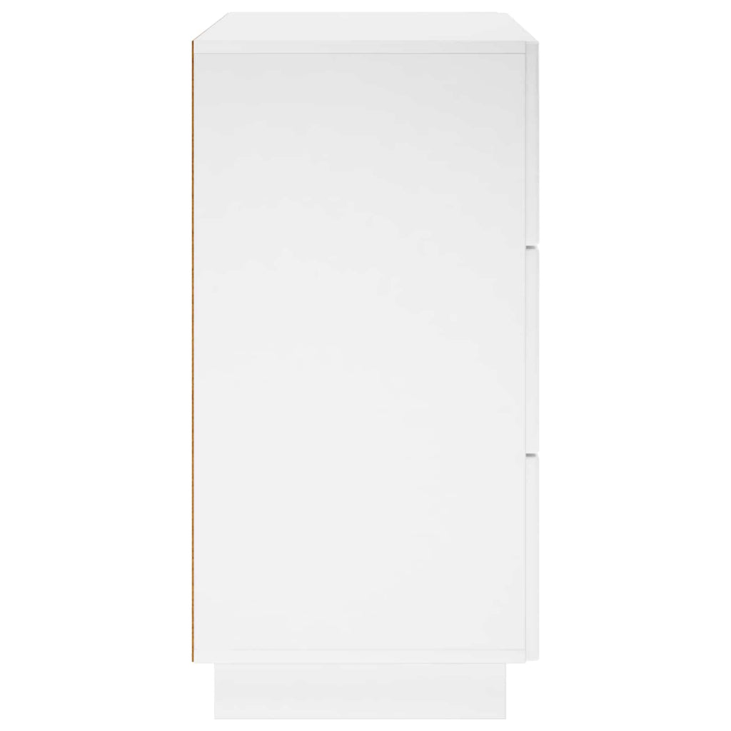 vidaXL Bufet Biały wysoki połysk 70 x 38 x 75 cm Drewno inżynieryjne