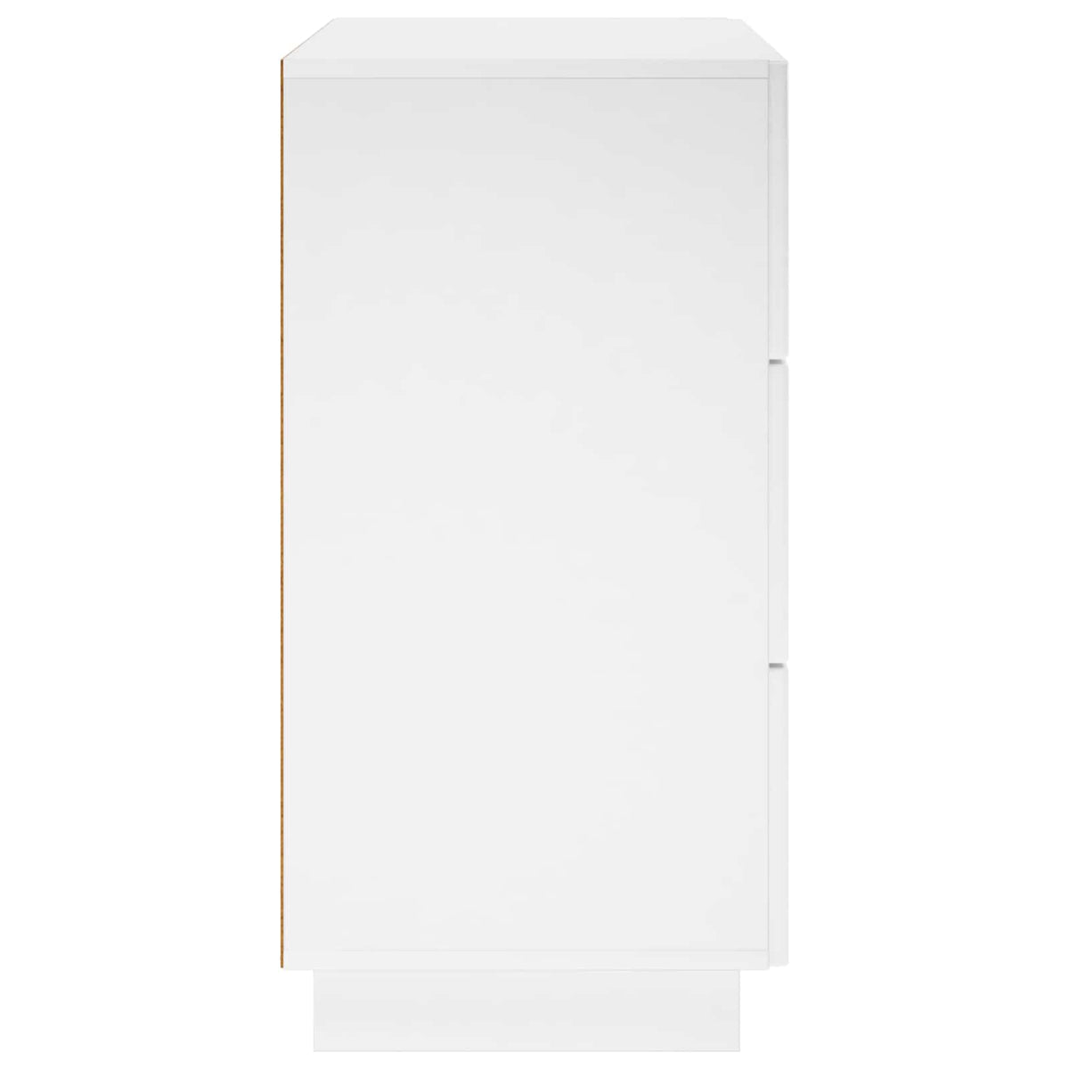 vidaXL Bufet Biały wysoki połysk 70 x 38 x 75 cm Drewno inżynieryjne