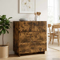 vidaXL Bufet Dąb wędzony 70 x 38 x 75 cm Drewno inżynieryjne
