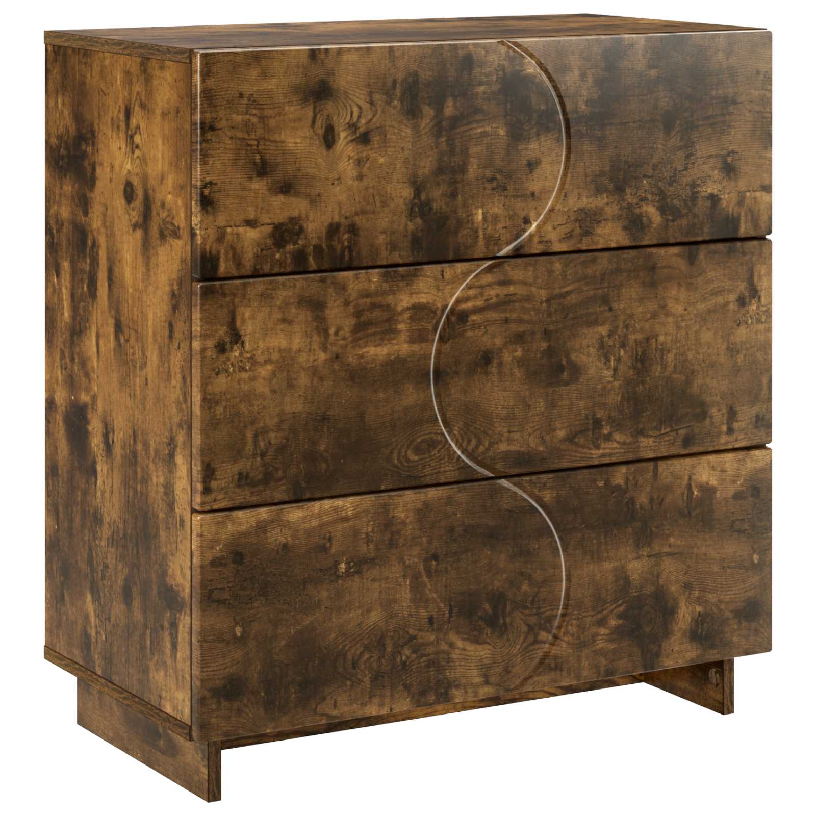 vidaXL Bufet Dąb wędzony 70 x 38 x 75 cm Drewno inżynieryjne