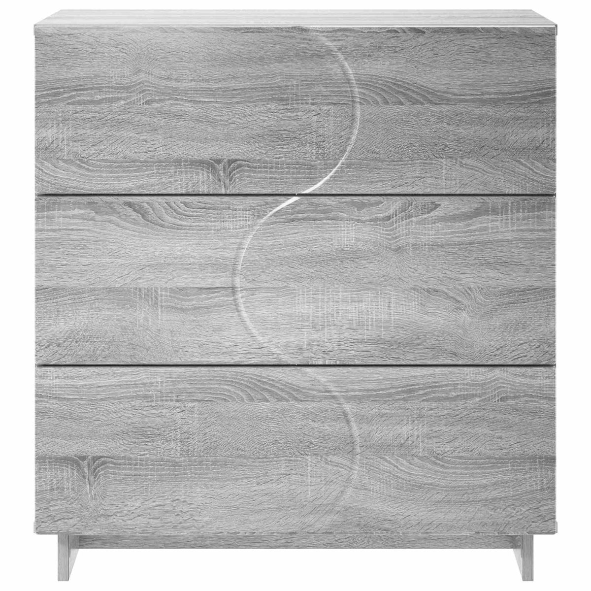 vidaXL Bufet Szary Sonoma 70 x 38 x 75 cm Drewno inżynieryjne