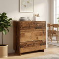 vidaXL Bufet Stare drewno 70 x 38 x 75 cm Drewno inżynieryjne