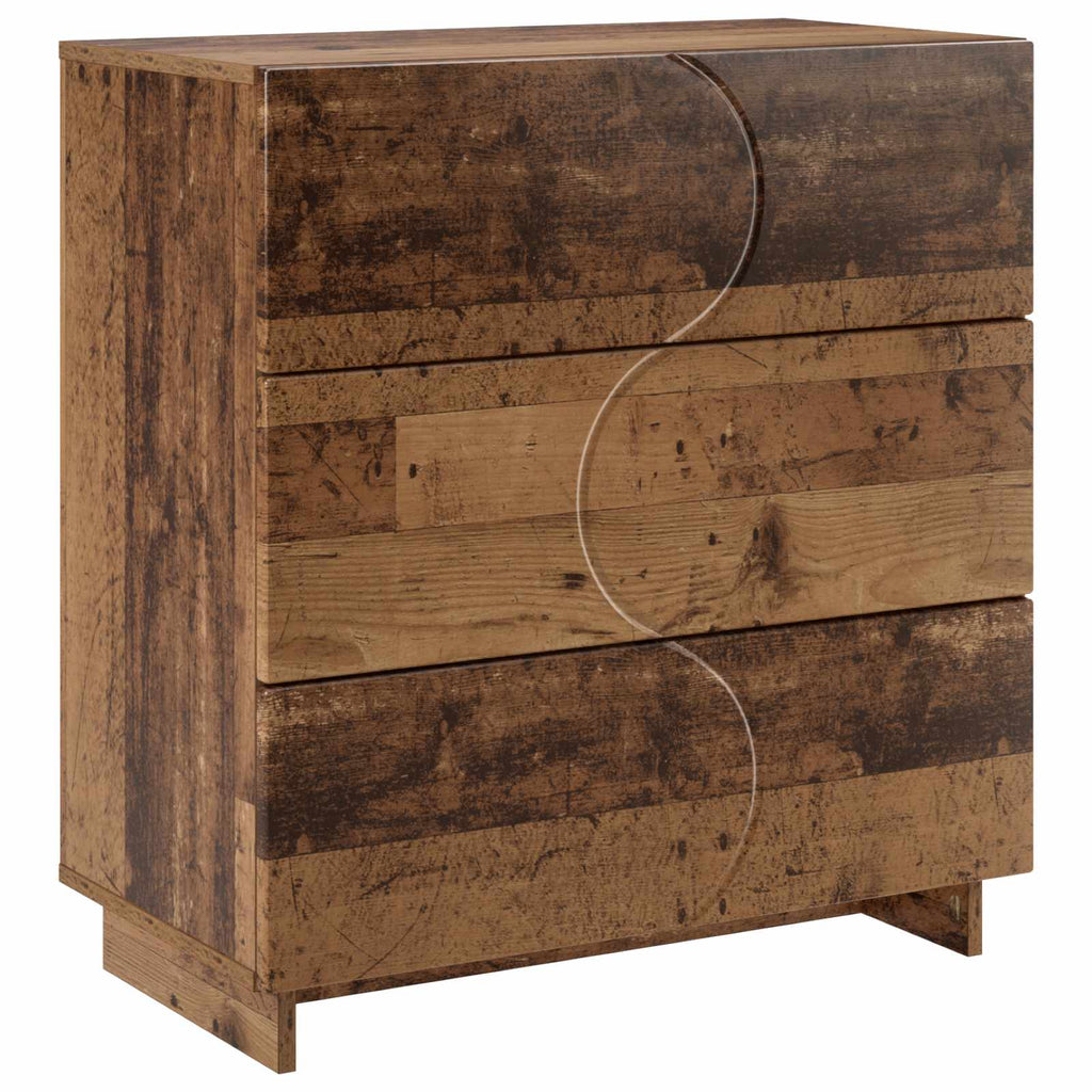 vidaXL Bufet Stare drewno 70 x 38 x 75 cm Drewno inżynieryjne