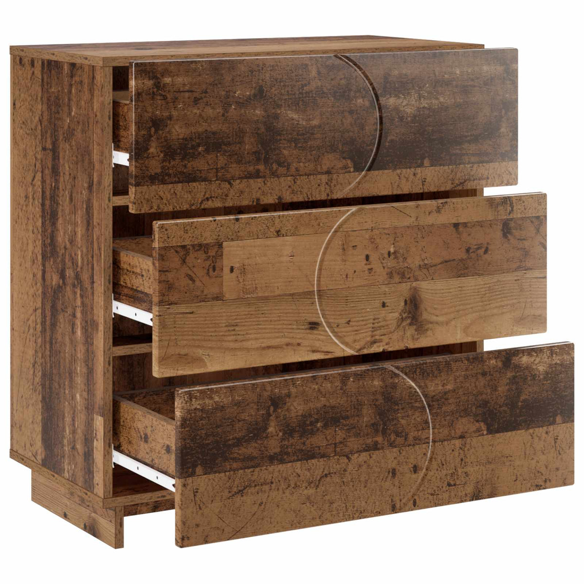 vidaXL Bufet Stare drewno 70 x 38 x 75 cm Drewno inżynieryjne
