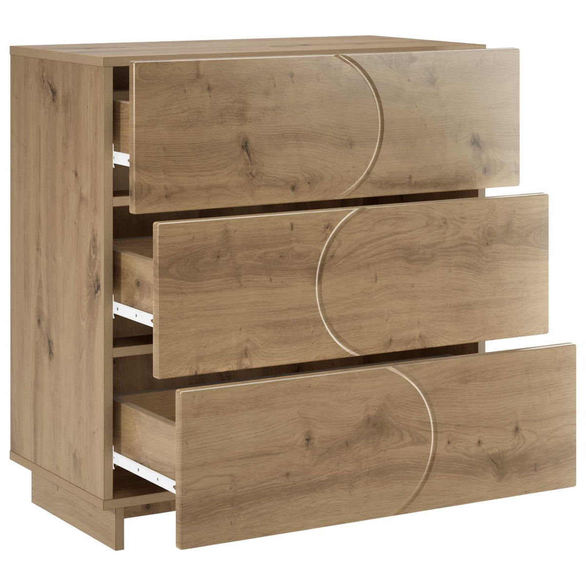 vidaXL Bufet Dąb artisan 70 x 38 x 75 cm Drewno inżynieryjne