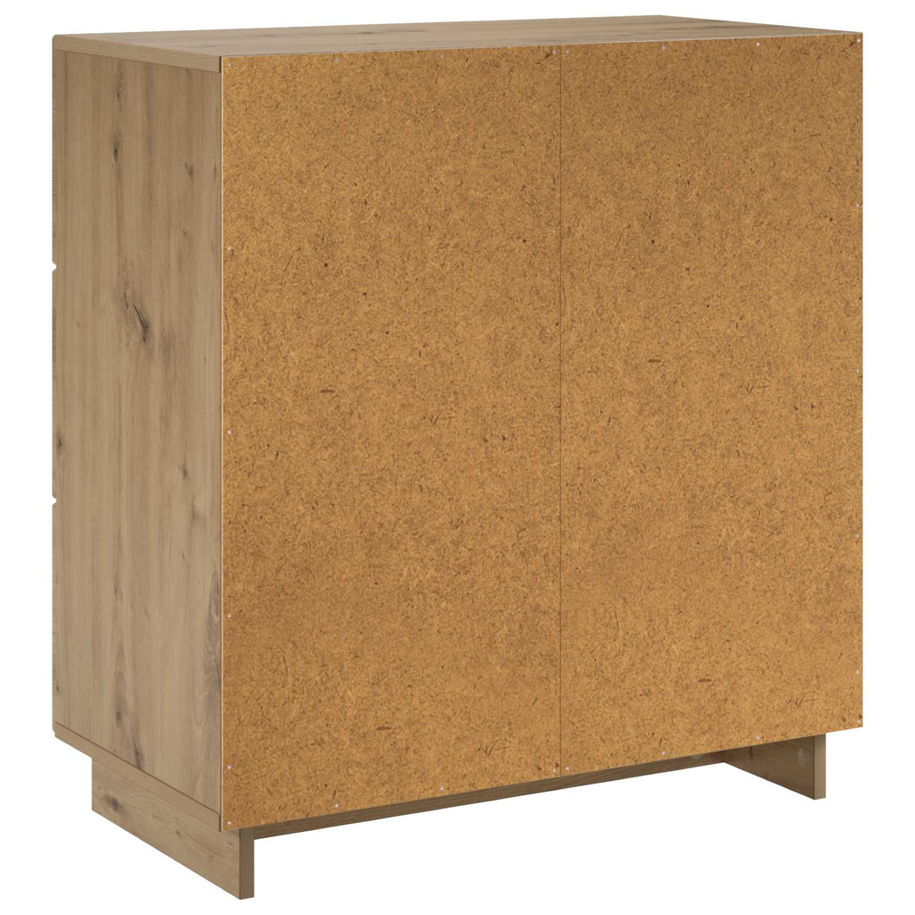 vidaXL Bufet Dąb artisan 70 x 38 x 75 cm Drewno inżynieryjne