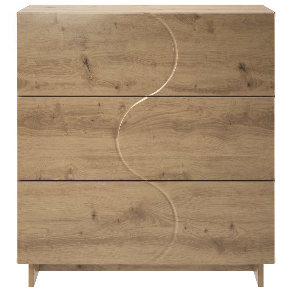 vidaXL Bufet Dąb artisan 70 x 38 x 75 cm Drewno inżynieryjne