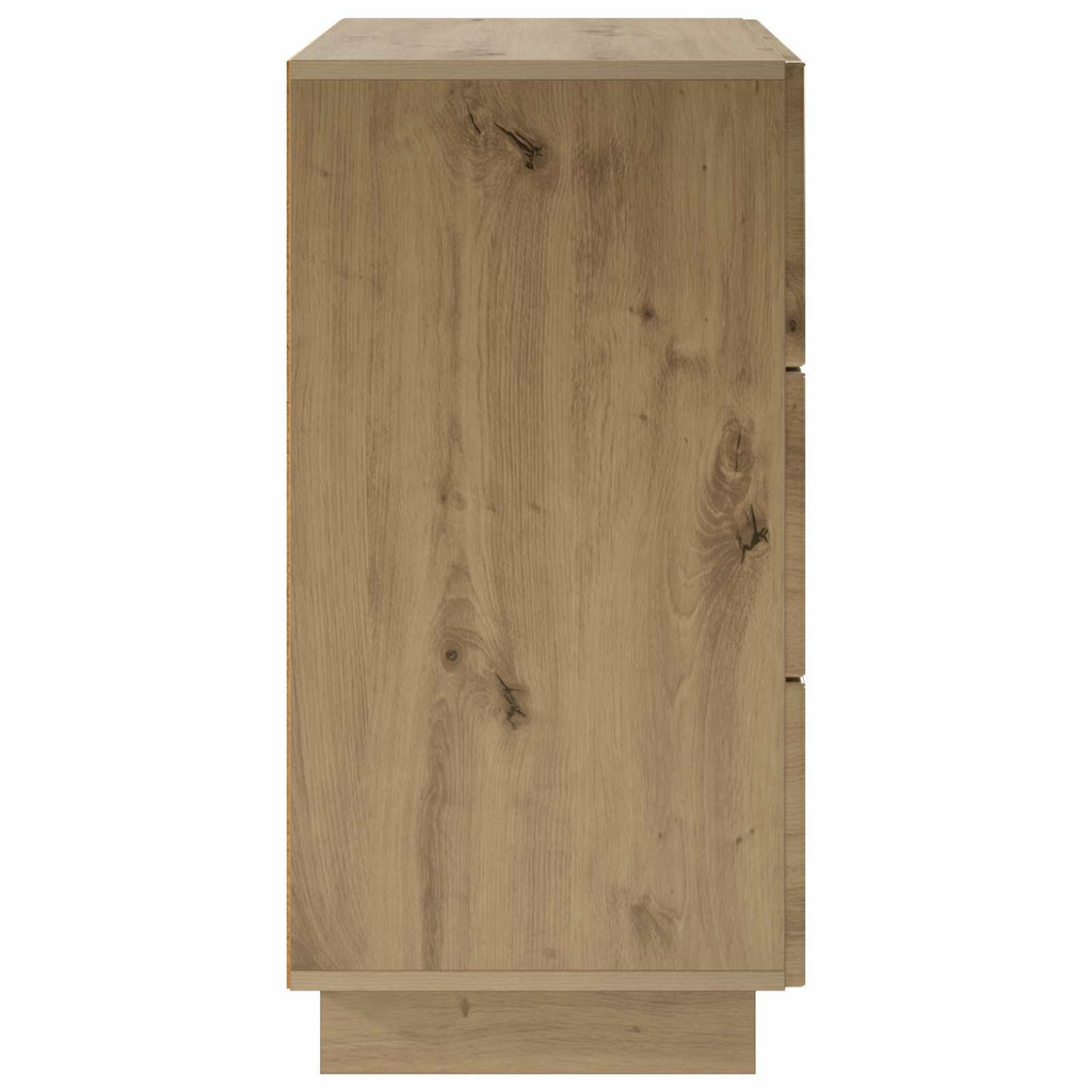 vidaXL Bufet Dąb artisan 70 x 38 x 75 cm Drewno inżynieryjne