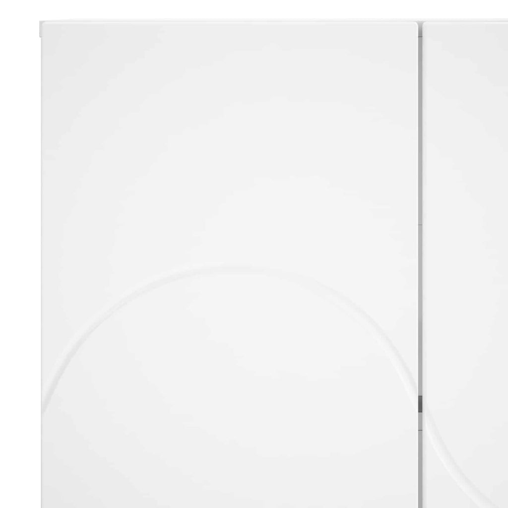 vidaXL Komoda Biały 67 x 34,5 x 75 cm Materiał drewnopochodny