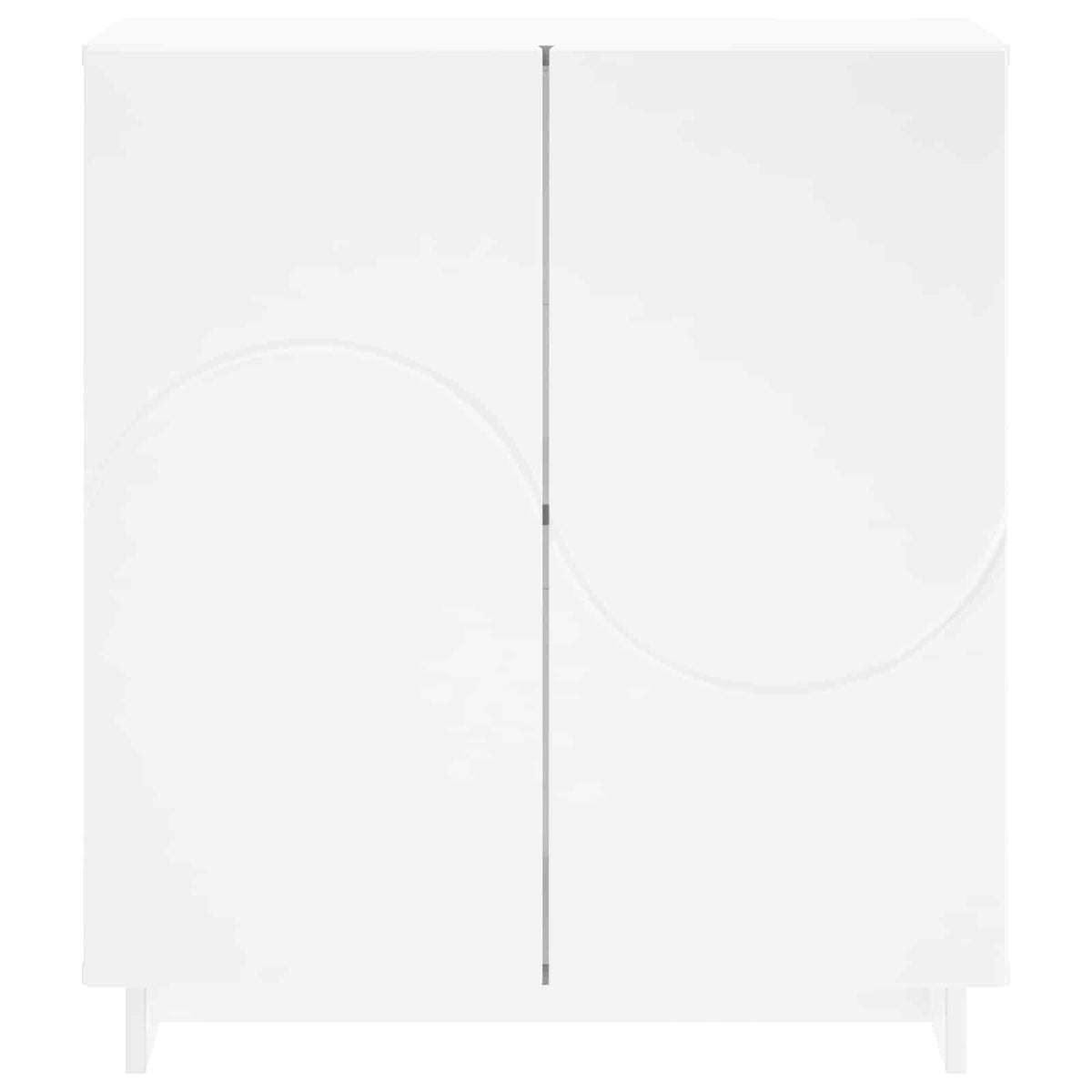 vidaXL Komoda Biały 67 x 34,5 x 75 cm Materiał drewnopochodny