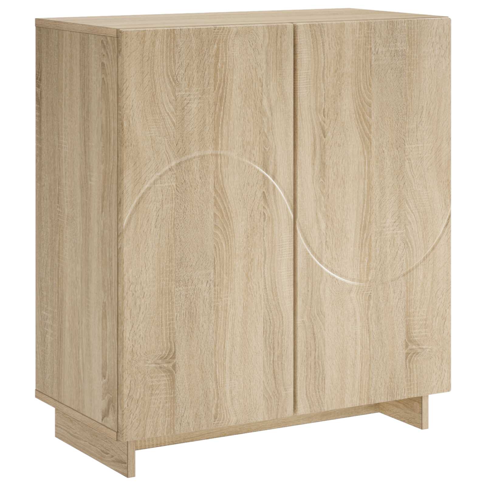vidaXL Komoda dąb Sonoma 67 x 34,5 x 75 cm Materiał drewnopochodny
