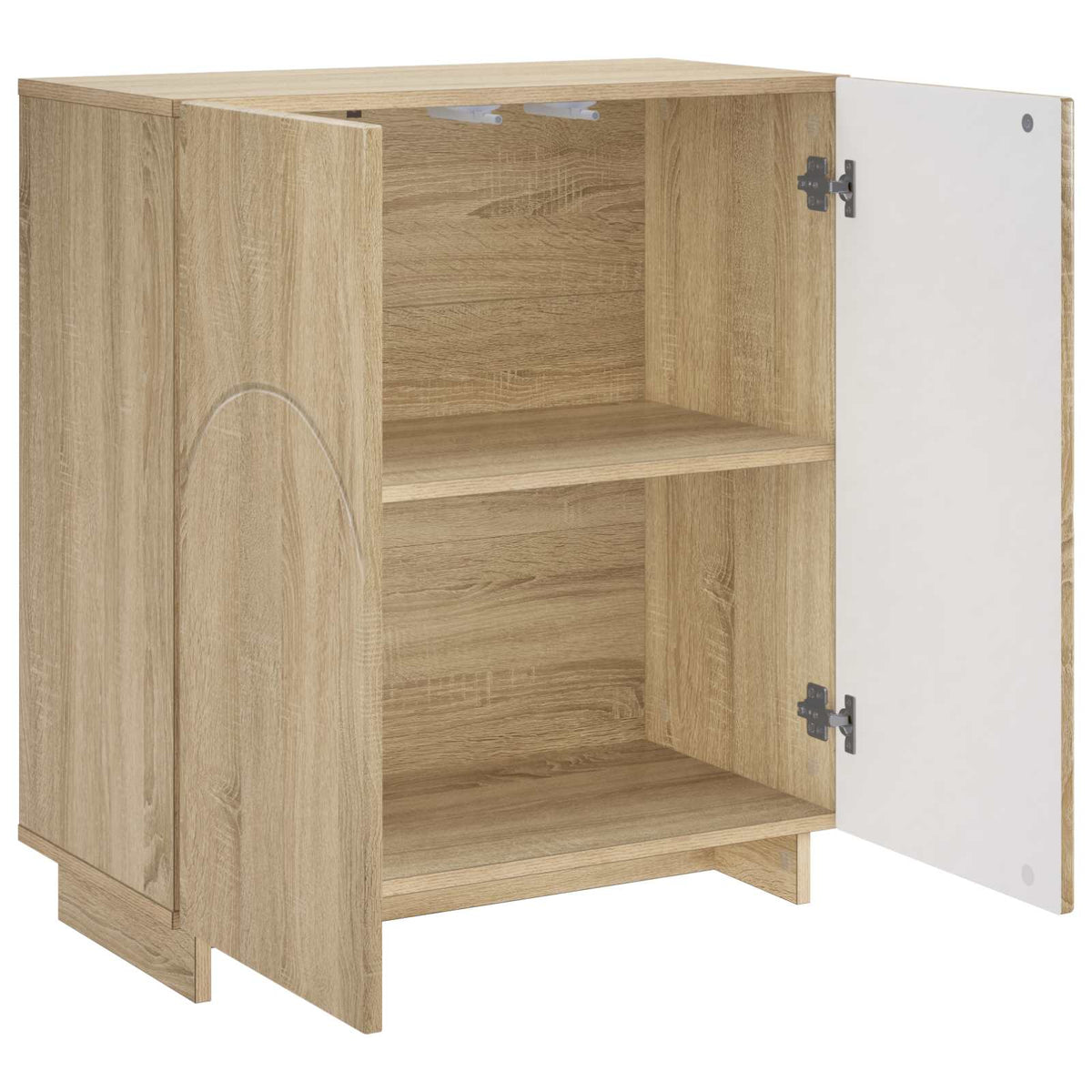 vidaXL Komoda dąb Sonoma 67 x 34,5 x 75 cm Materiał drewnopochodny