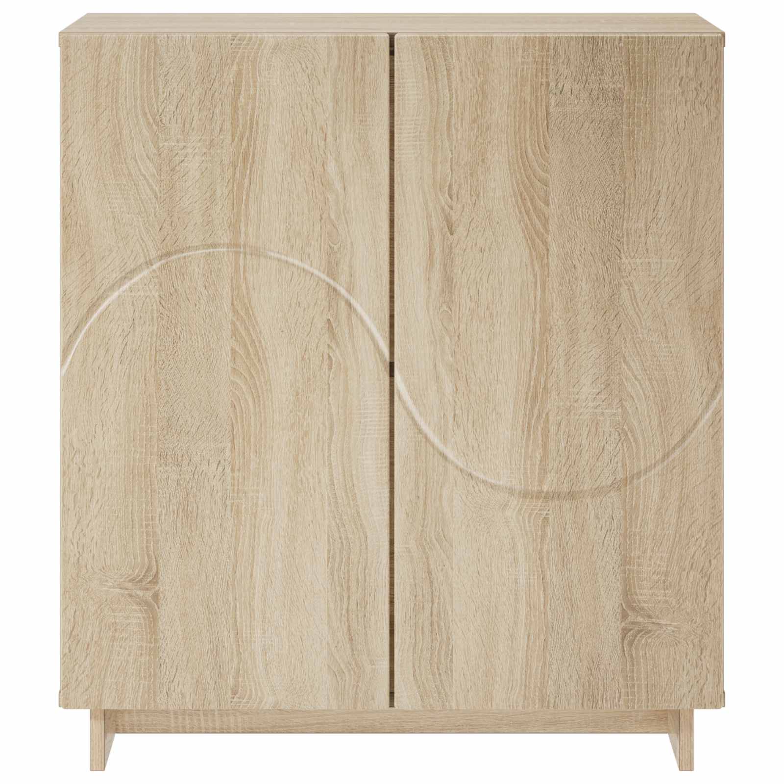vidaXL Komoda dąb Sonoma 67 x 34,5 x 75 cm Materiał drewnopochodny