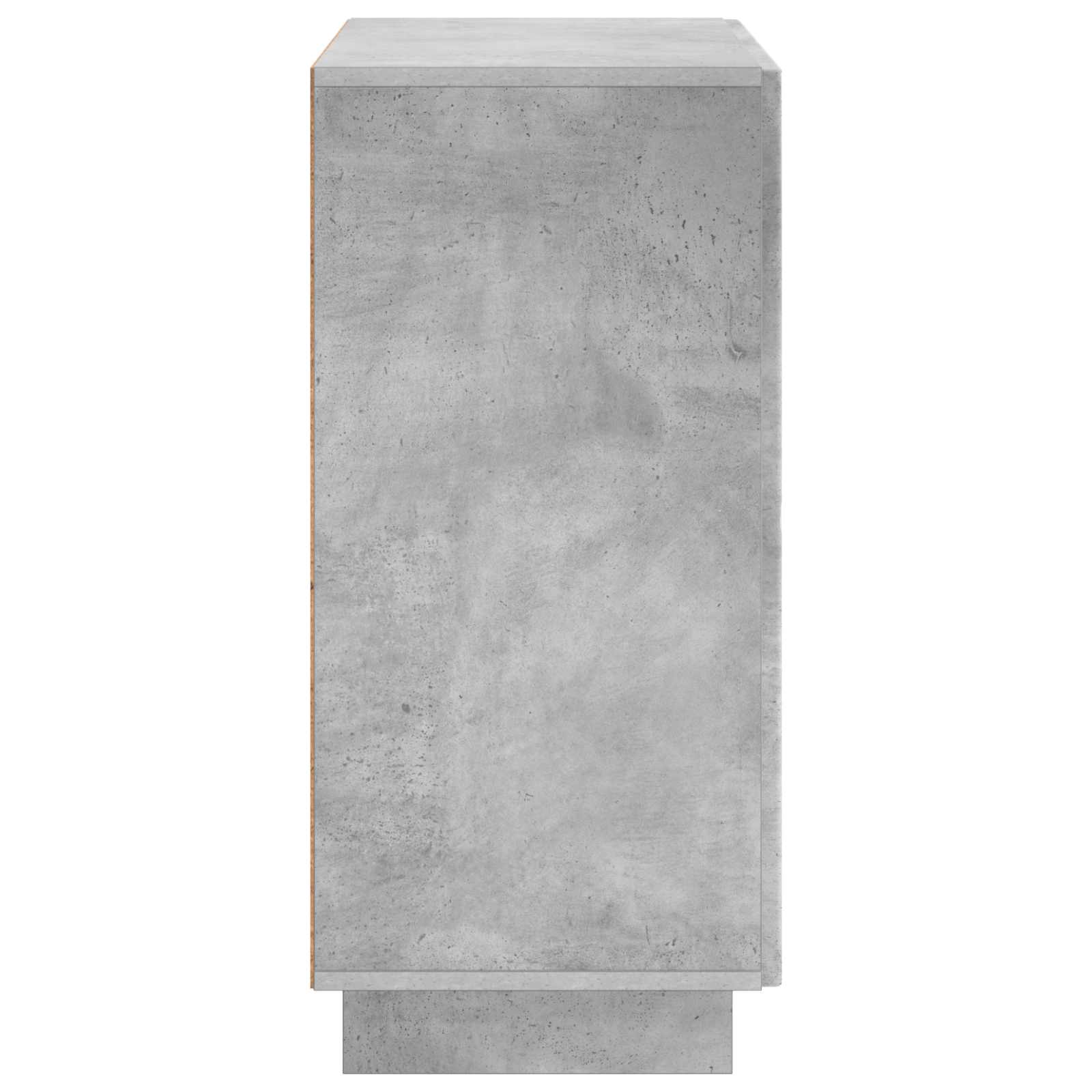 vidaXL Komoda Betonowy szary 67 x 34,5 x 75 cm Materiał drewnopochodny
