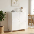 vidaXL Komoda Biały wysoki połysk 67 x 34,5 x 75 cm