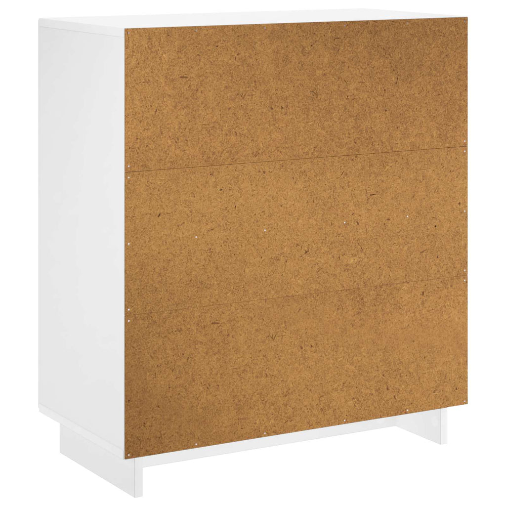 vidaXL Komoda Biały wysoki połysk 67 x 34,5 x 75 cm