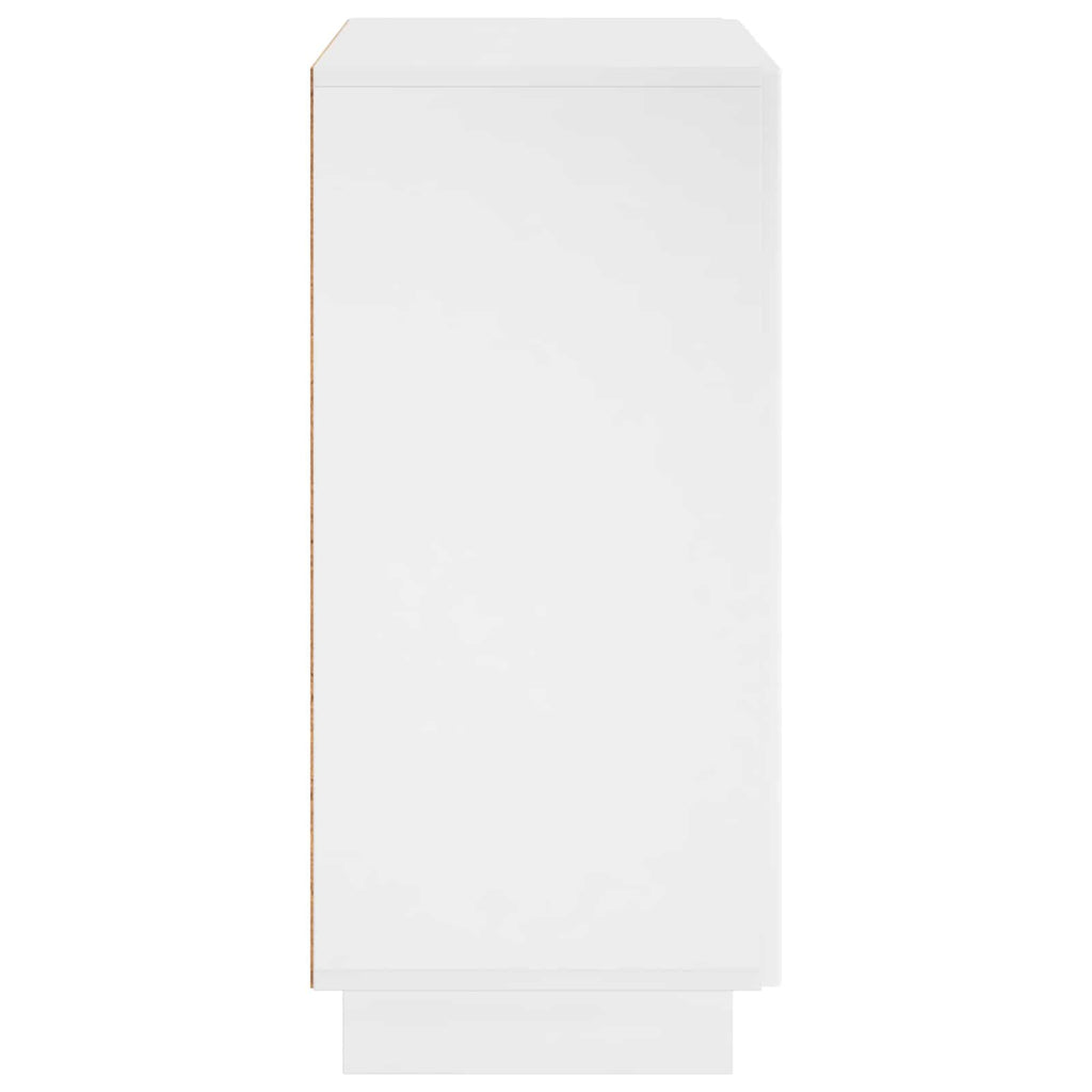 vidaXL Komoda Biały wysoki połysk 67 x 34,5 x 75 cm