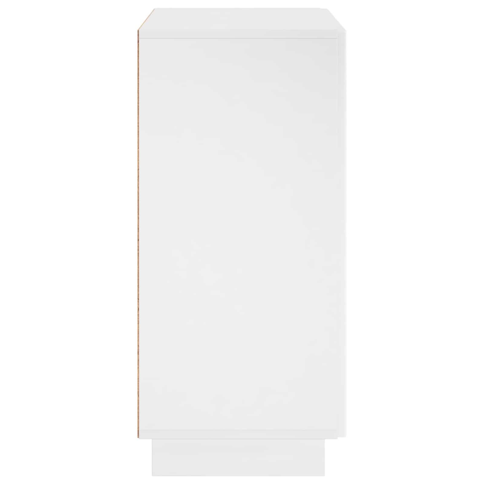 vidaXL Komoda Biały wysoki połysk 67 x 34,5 x 75 cm