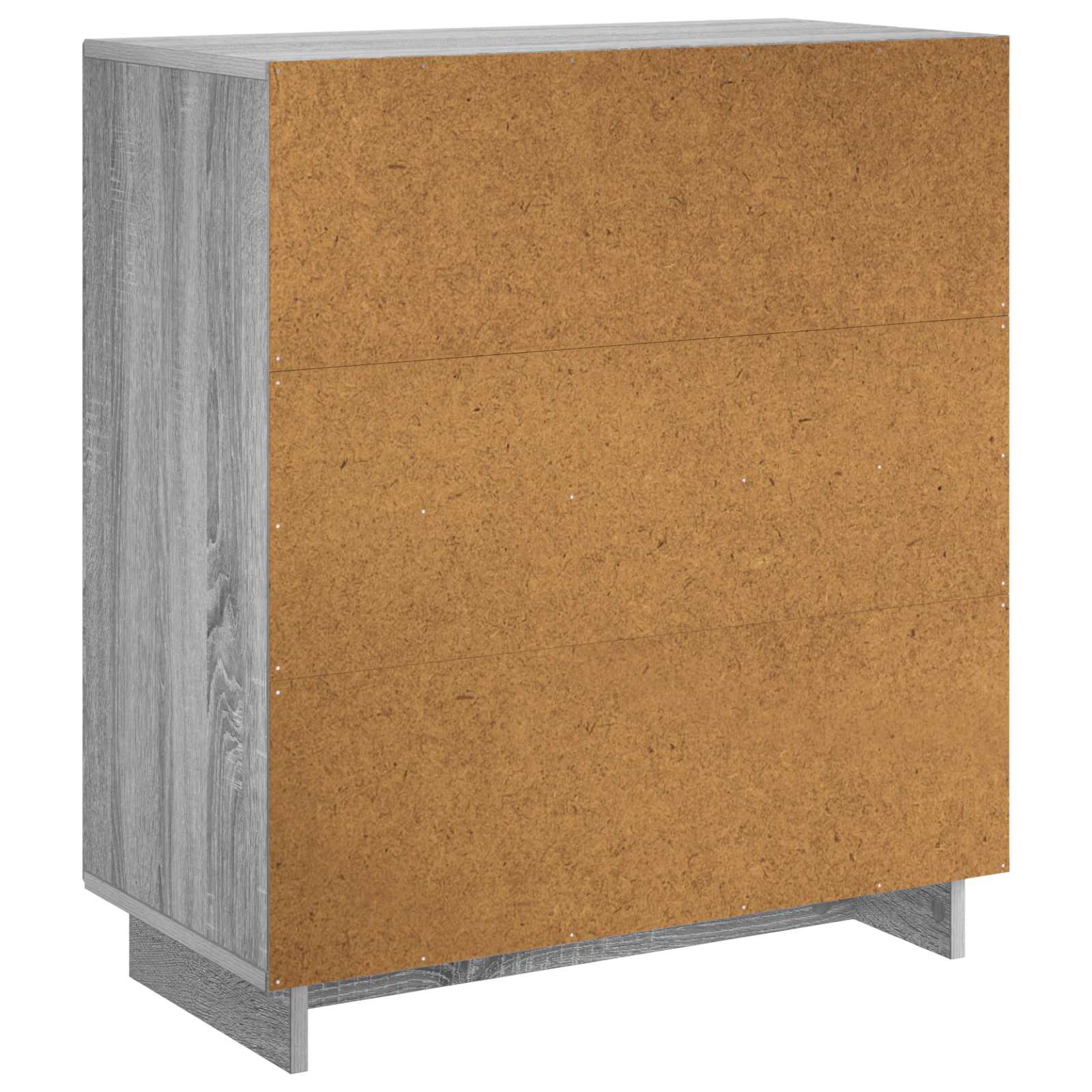 vidaXL Komoda Szary Sonoma 67 x 34,5 x 75 cm Materiał drewnopochodny