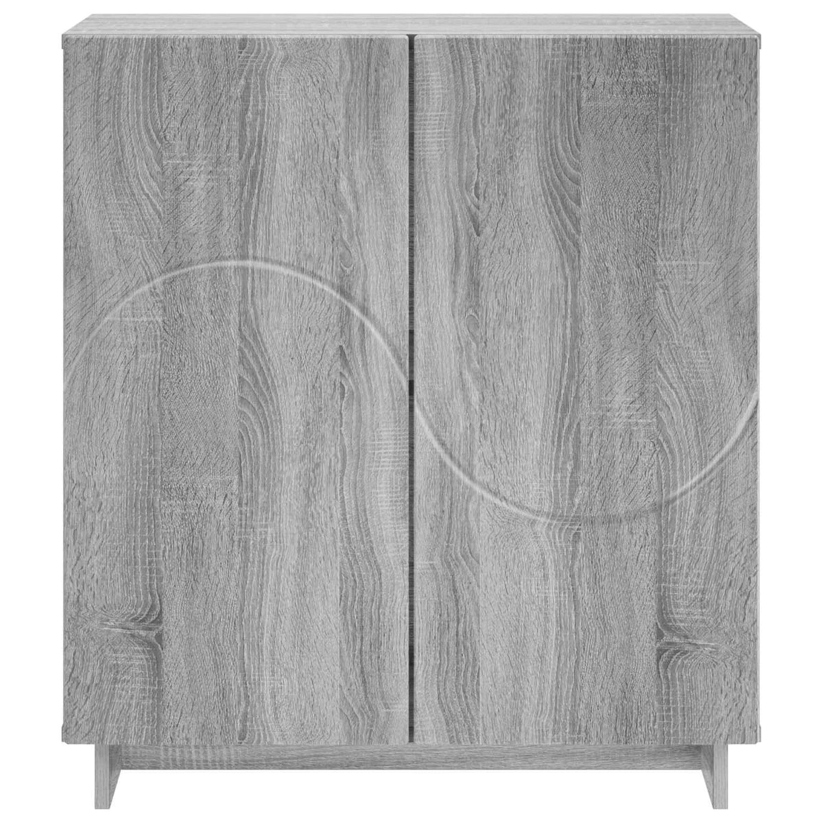 vidaXL Komoda Szary Sonoma 67 x 34,5 x 75 cm Materiał drewnopochodny