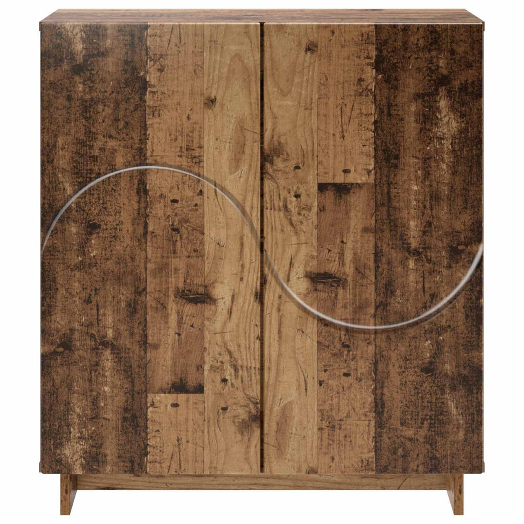 vidaXL Komoda Stare drewno 67 x 34,5 x 75 cm Materiał drewnopochodny
