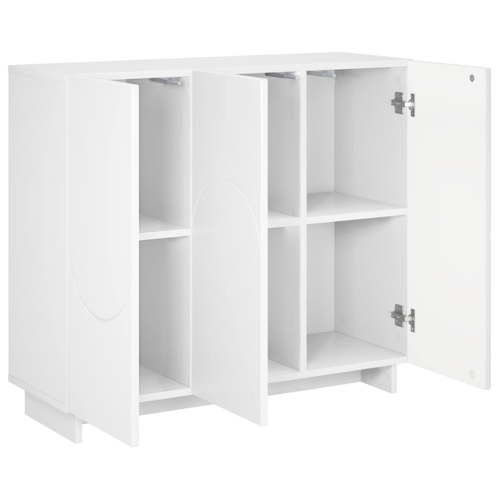 vidaXL Bufet Biały 85,5 x 31 x 75 cm Materiał drewnopochodny