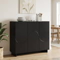 vidaXL Bufet Czarny 85,5 x 31 x 75 cm Materiał drewnopochodny