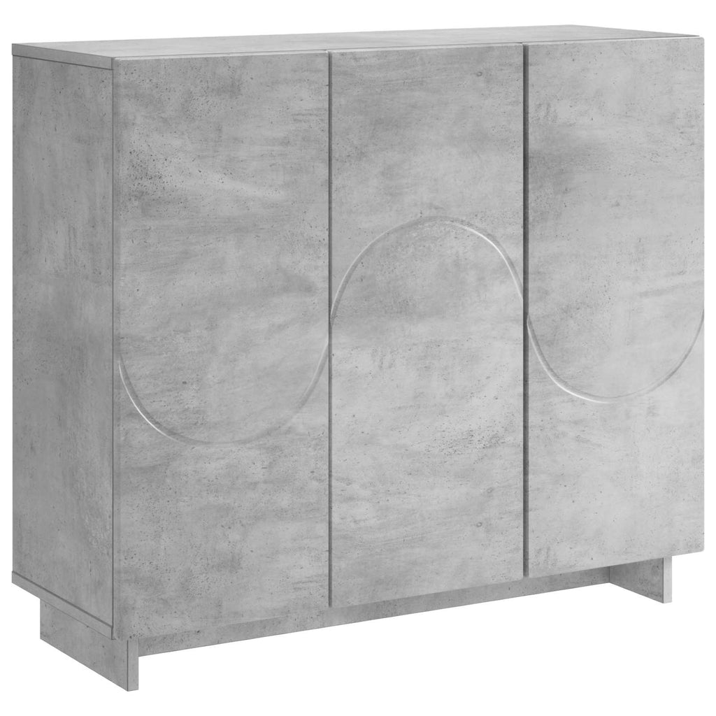vidaXL Bufet Betonowy szary 85,5 x 31 x 75 cm Materiał drewnopochodny