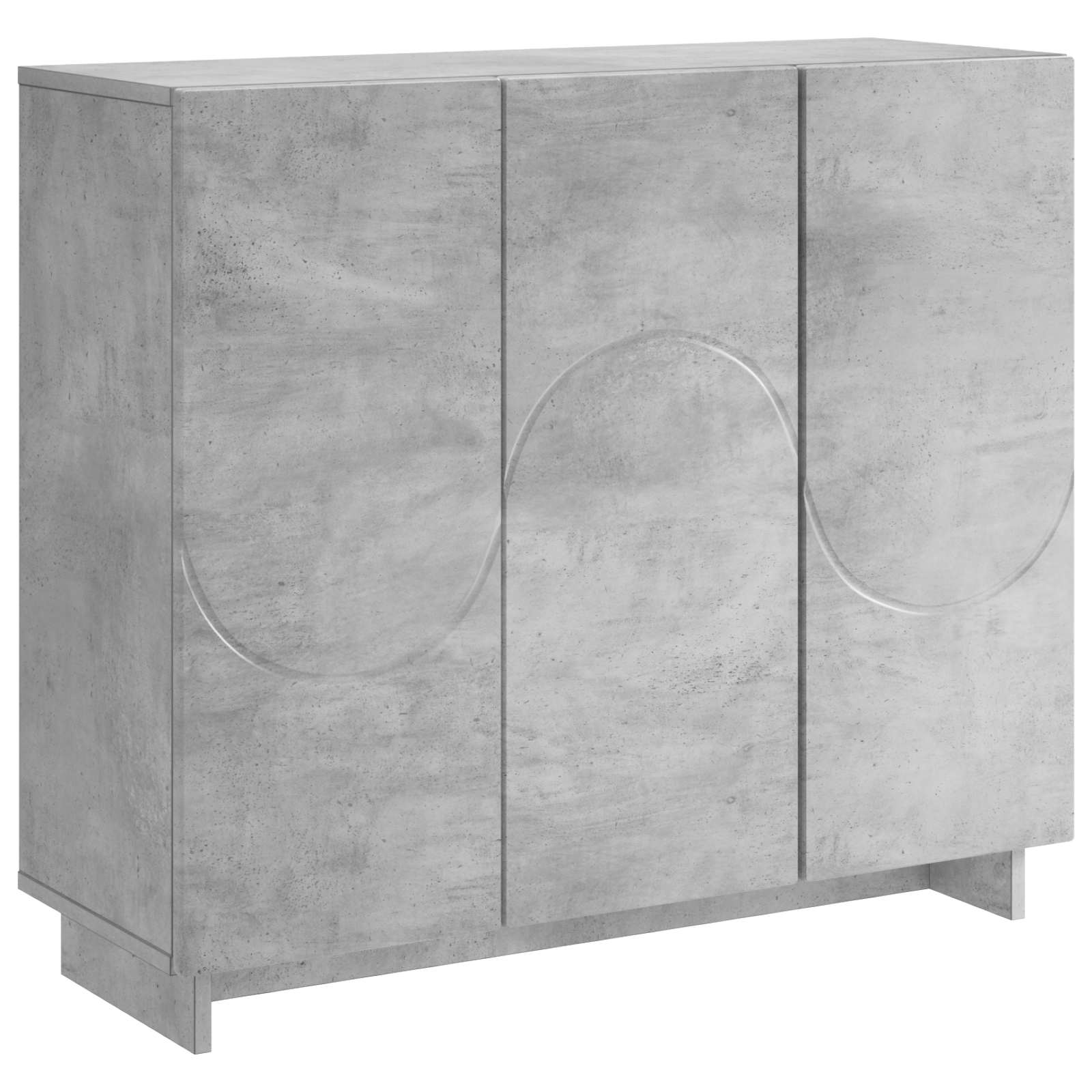 vidaXL Bufet Betonowy szary 85,5 x 31 x 75 cm Materiał drewnopochodny