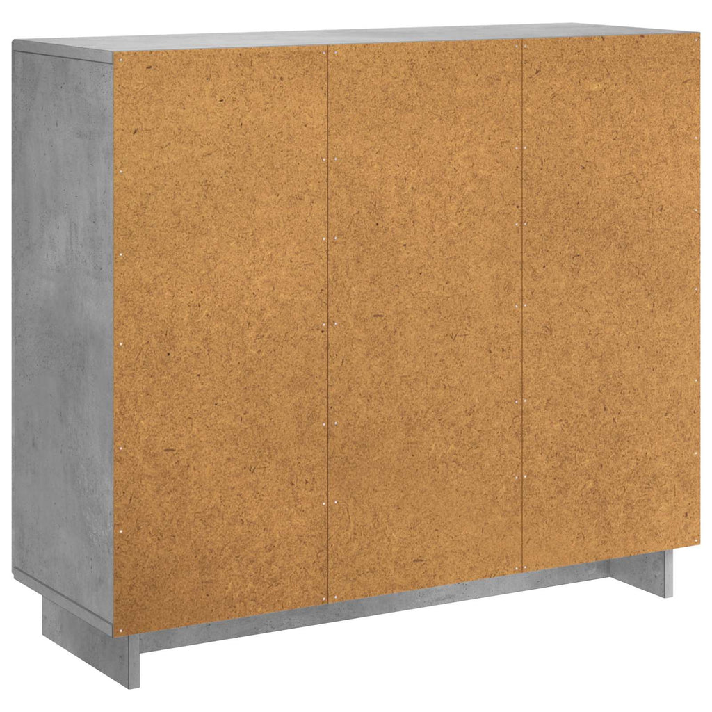 vidaXL Bufet Betonowy szary 85,5 x 31 x 75 cm Materiał drewnopochodny