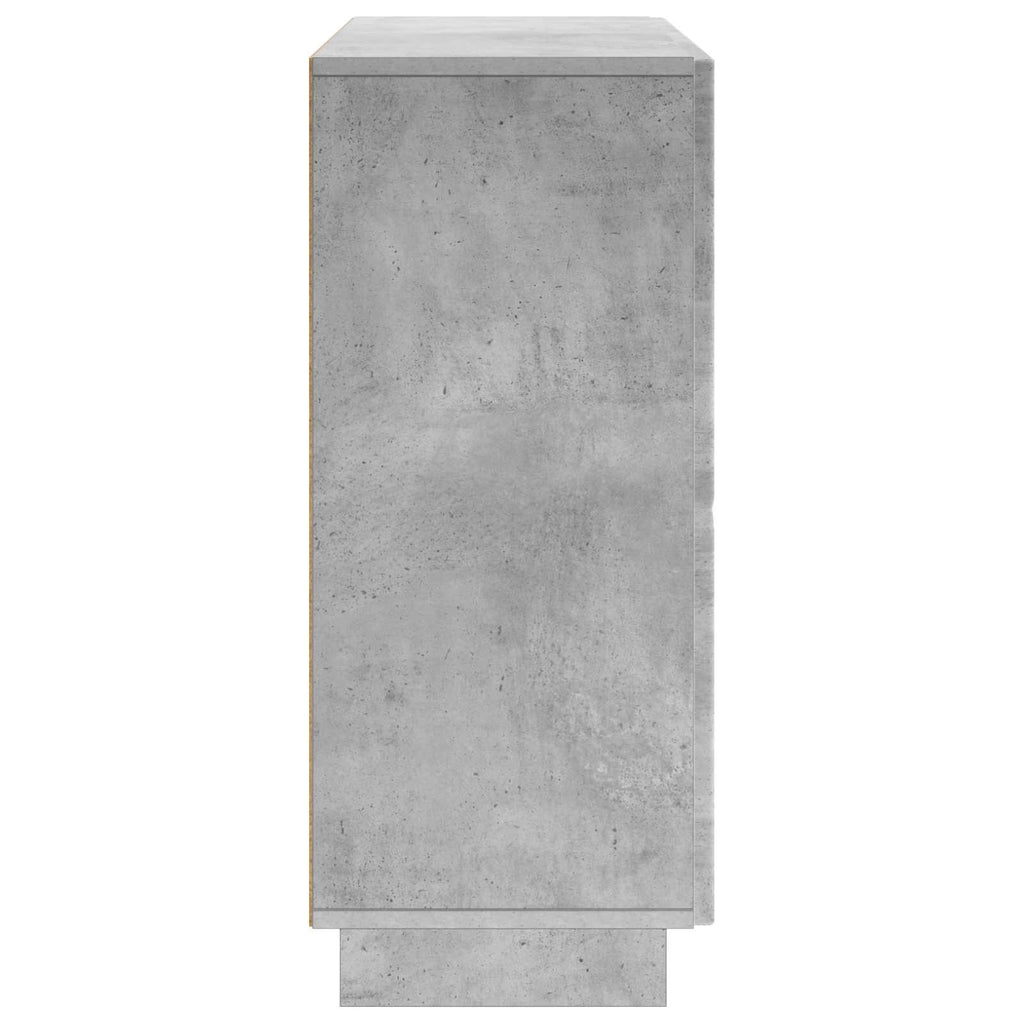 vidaXL Bufet Betonowy szary 85,5 x 31 x 75 cm Materiał drewnopochodny