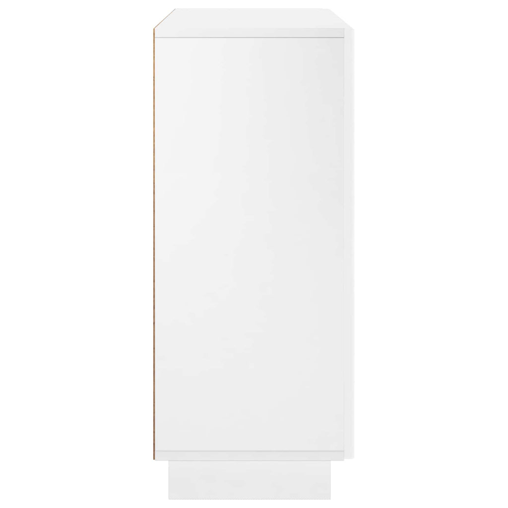 vidaXL Bufet Biały wysoki połysk 85,5 x 31 x 75 cm