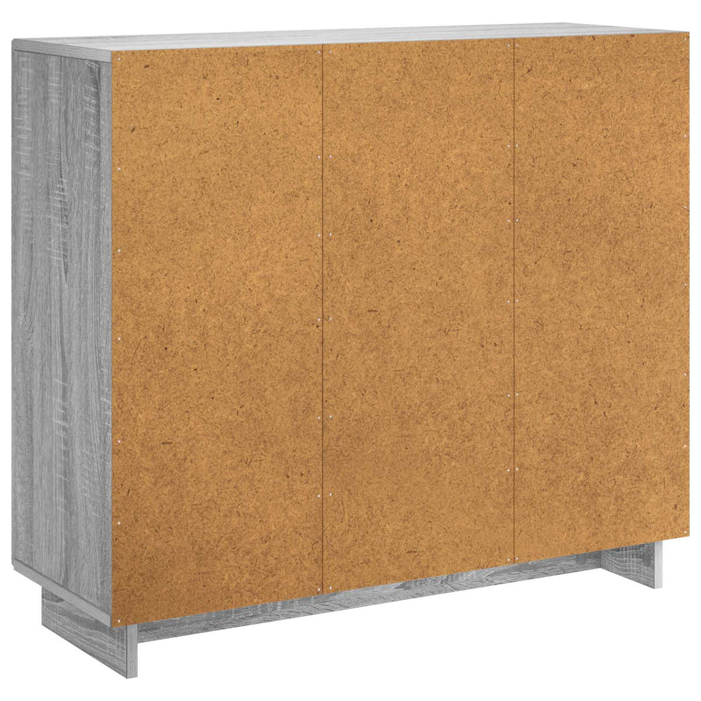 vidaXL Bufet Szary Sonoma 85,5 x 31 x 75 cm Materiał drewnopochodny