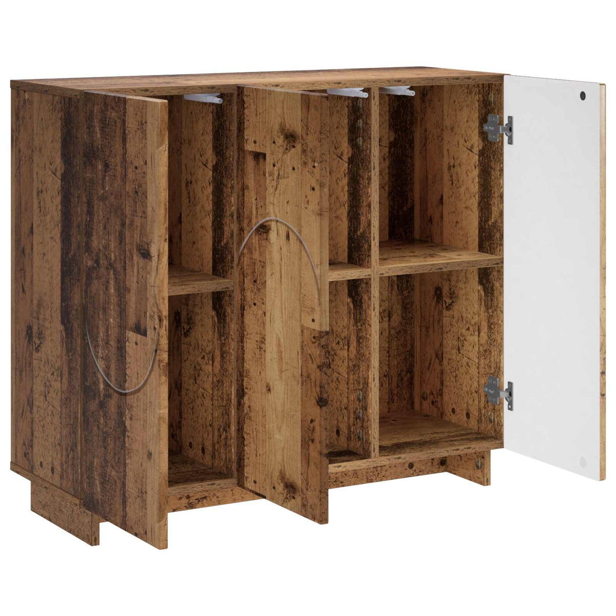 vidaXL Bufet Stare drewno 85,5 x 31 x 75 cm Materiał drewnopochodny