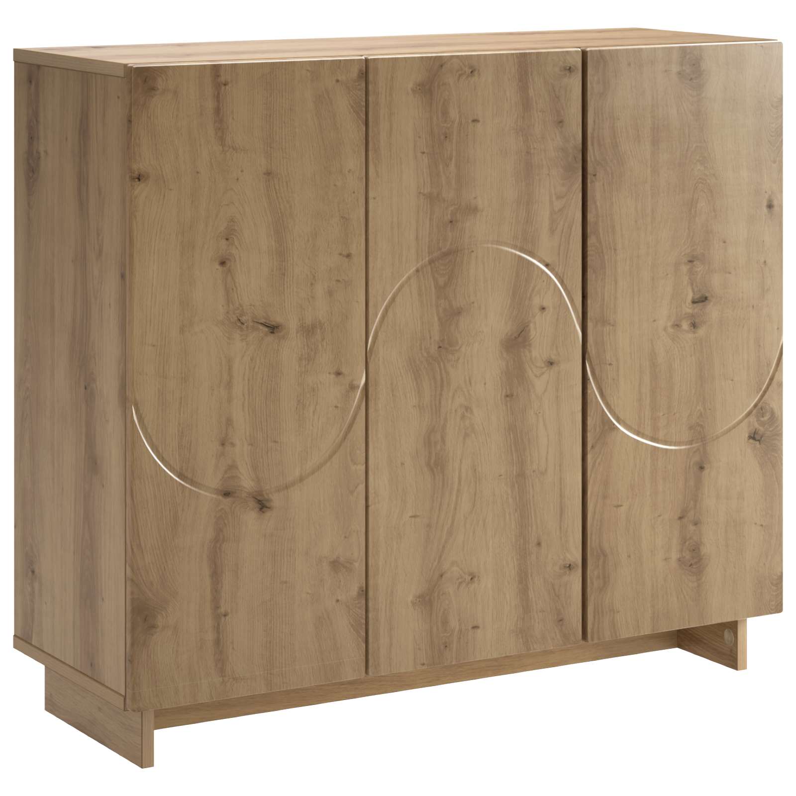 vidaXL Bufet Dąb artisan 85,5 x 31 x 75 cm Materiał drewnopochodny