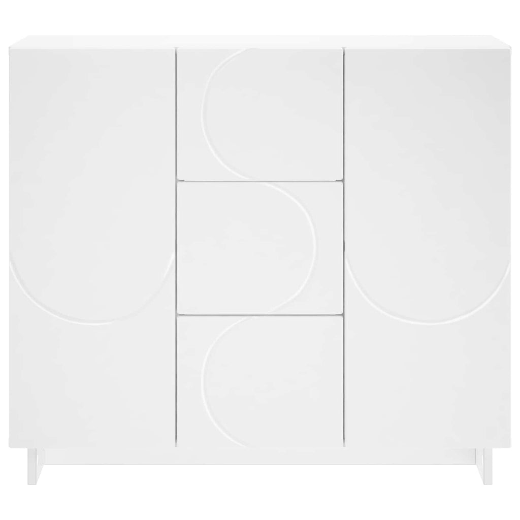 vidaXL Bufet Biały 85,5 x 31 x 75 cm Drewno inżynieryjne