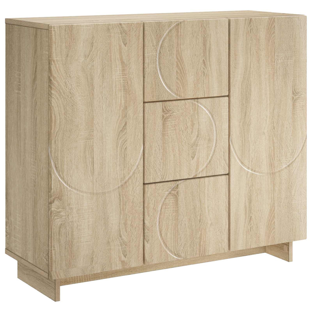 vidaXL Bufet dąb Sonoma 85,5 x 31 x 75 cm Drewno inżynieryjne