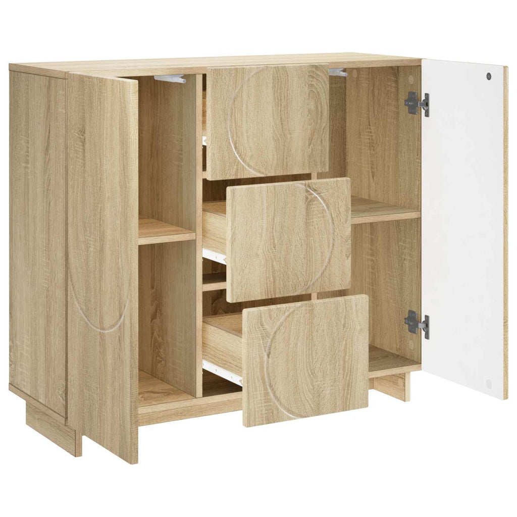 vidaXL Bufet dąb Sonoma 85,5 x 31 x 75 cm Drewno inżynieryjne