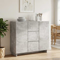 vidaXL Bufet Betonowy szary 85,5 x 31 x 75 cm Drewno inżynieryjne