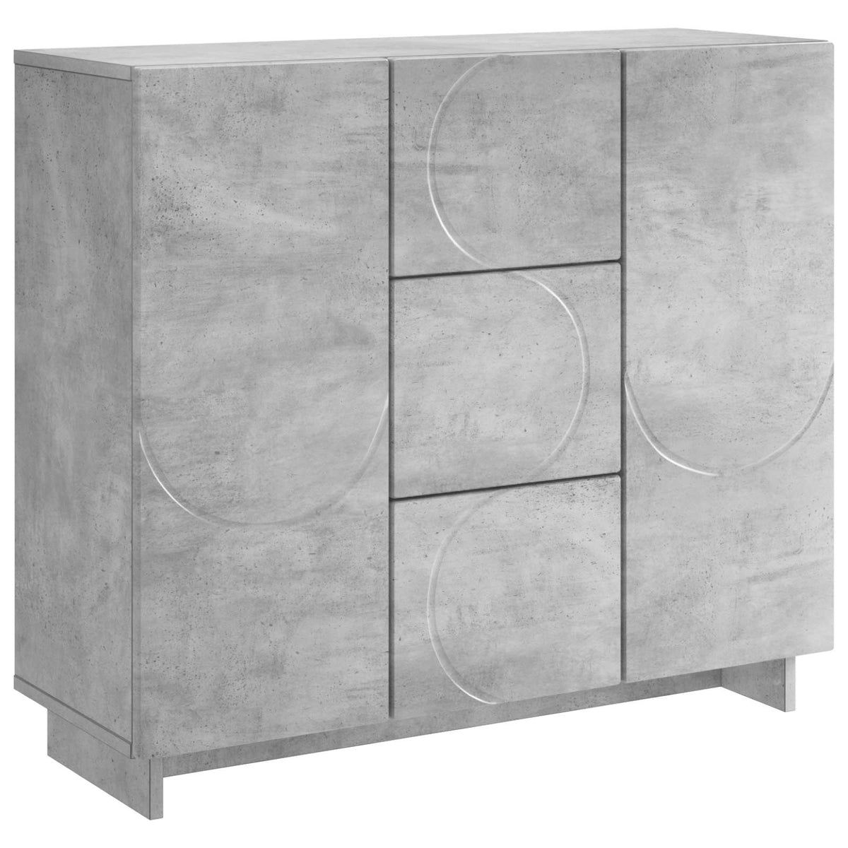 vidaXL Bufet Betonowy szary 85,5 x 31 x 75 cm Drewno inżynieryjne