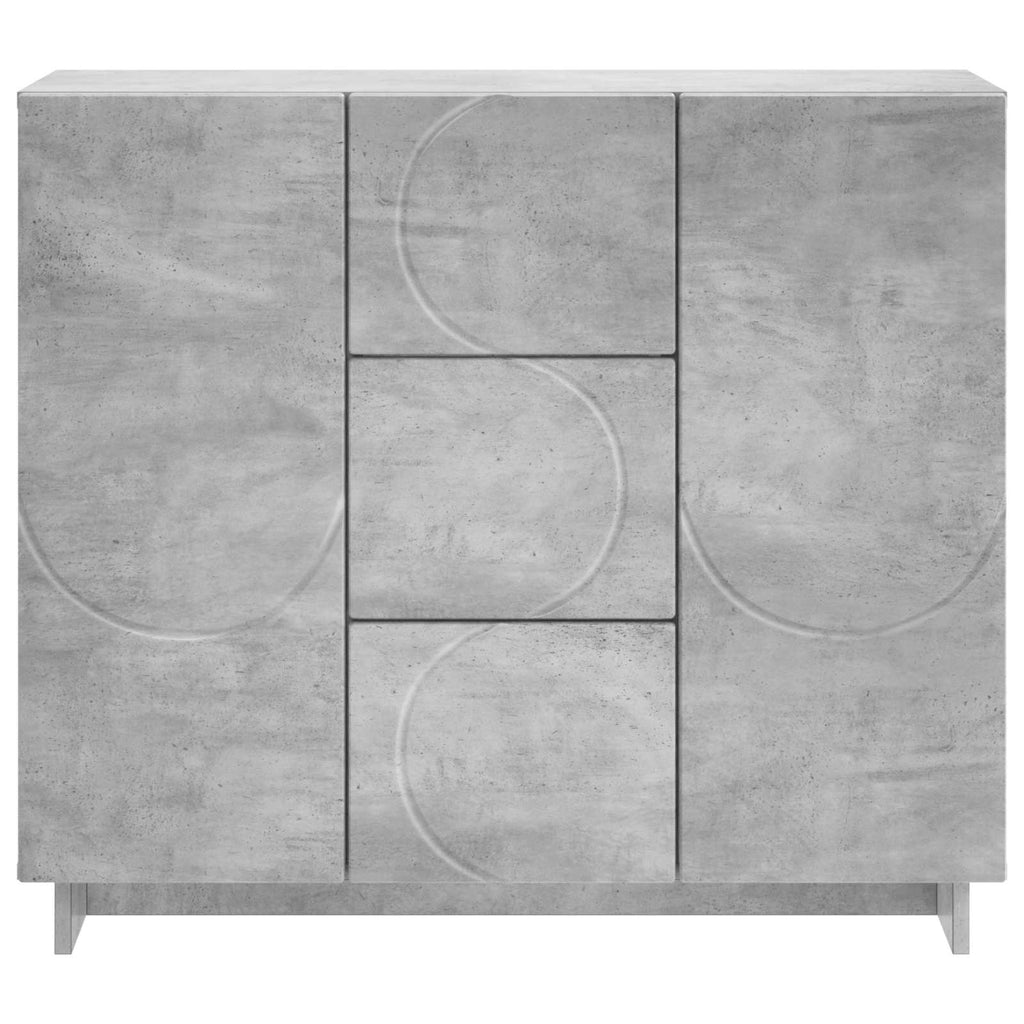 vidaXL Bufet Betonowy szary 85,5 x 31 x 75 cm Drewno inżynieryjne
