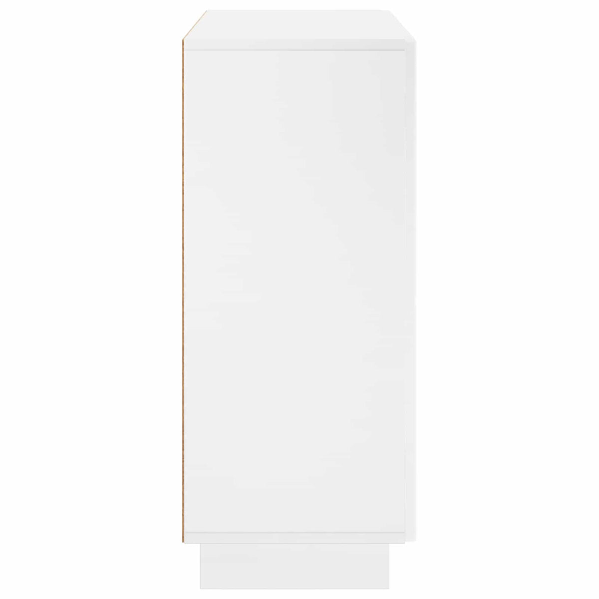 vidaXL Bufet Biały wysoki połysk 85,5 x 31 x 75 cm Drewno inżynieryjne