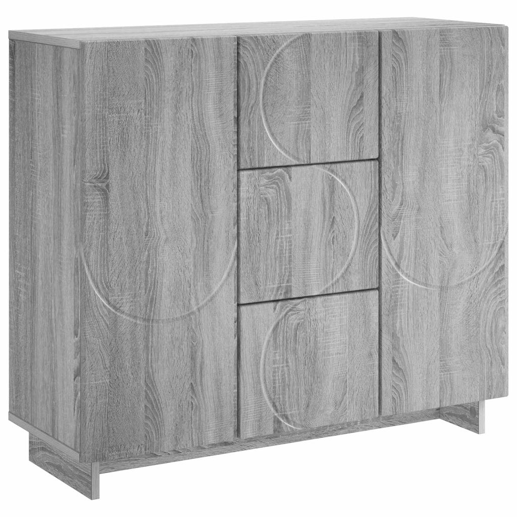 vidaXL Bufet Szary Sonoma 85,5 x 31 x 75 cm Drewno inżynieryjne