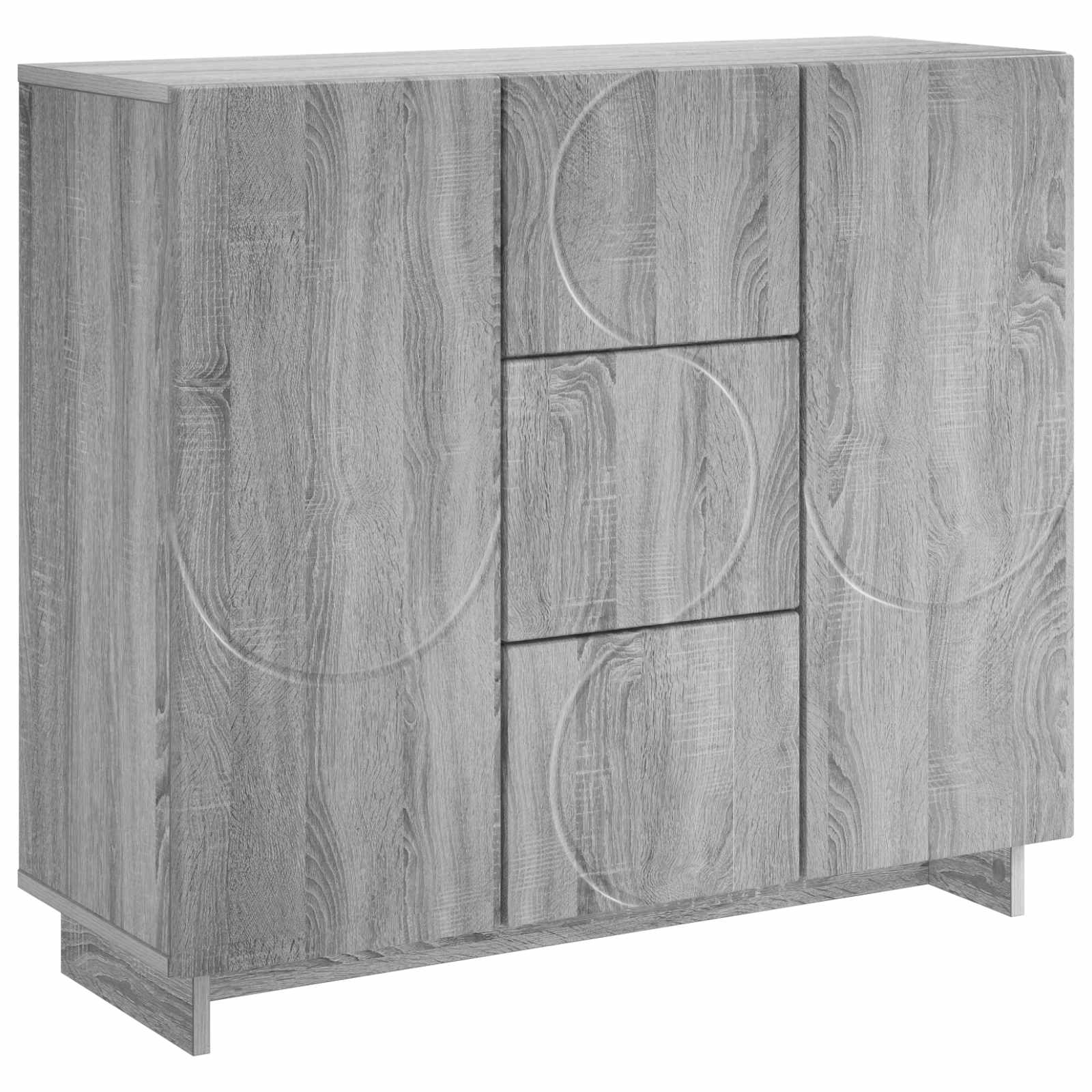 vidaXL Bufet Szary Sonoma 85,5 x 31 x 75 cm Drewno inżynieryjne