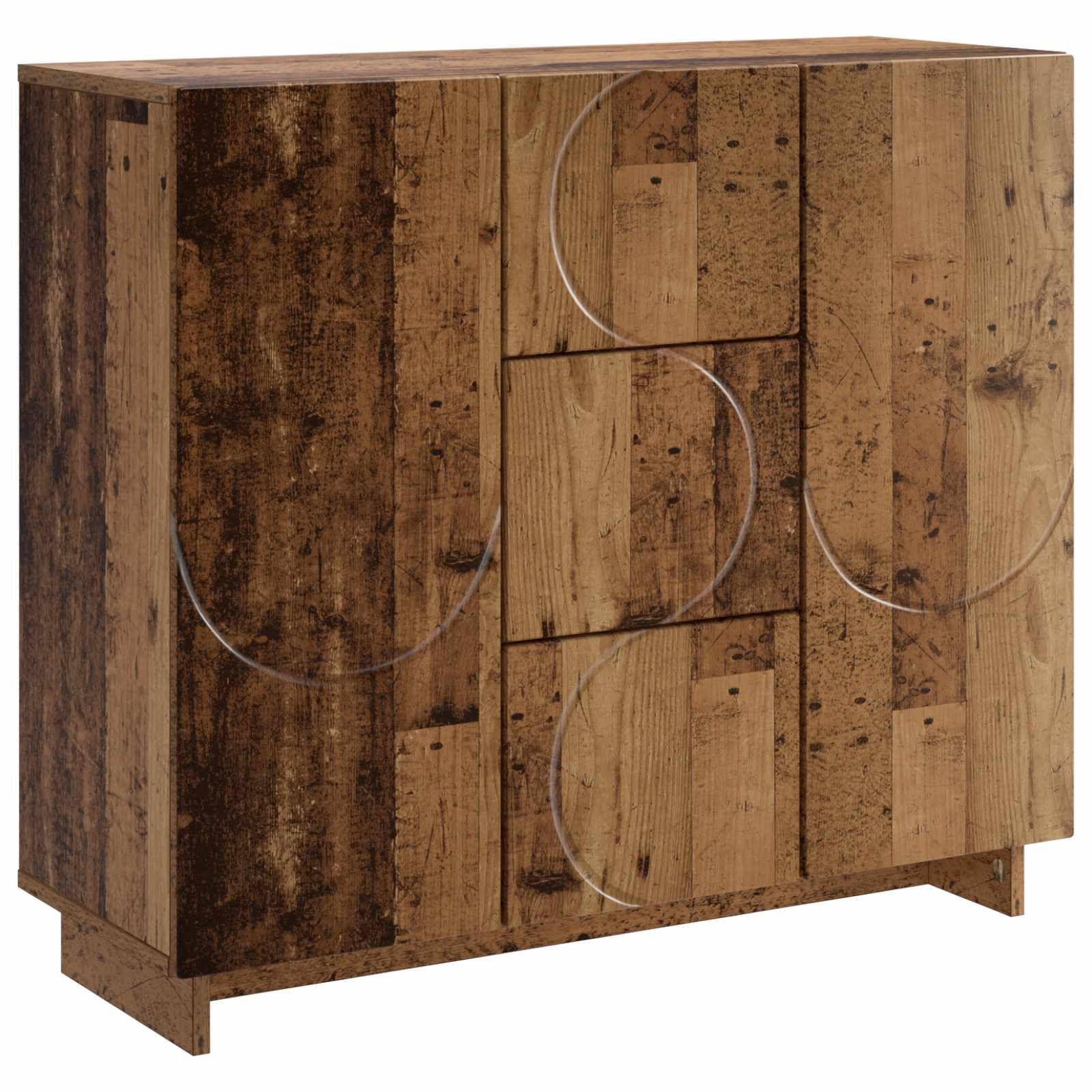 vidaXL Bufet Stare drewno 85,5 x 31 x 75 cm Drewno inżynieryjne