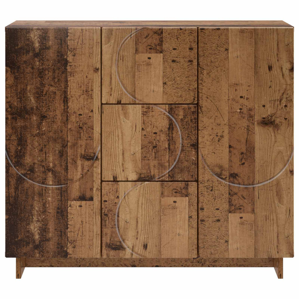 vidaXL Bufet Stare drewno 85,5 x 31 x 75 cm Drewno inżynieryjne