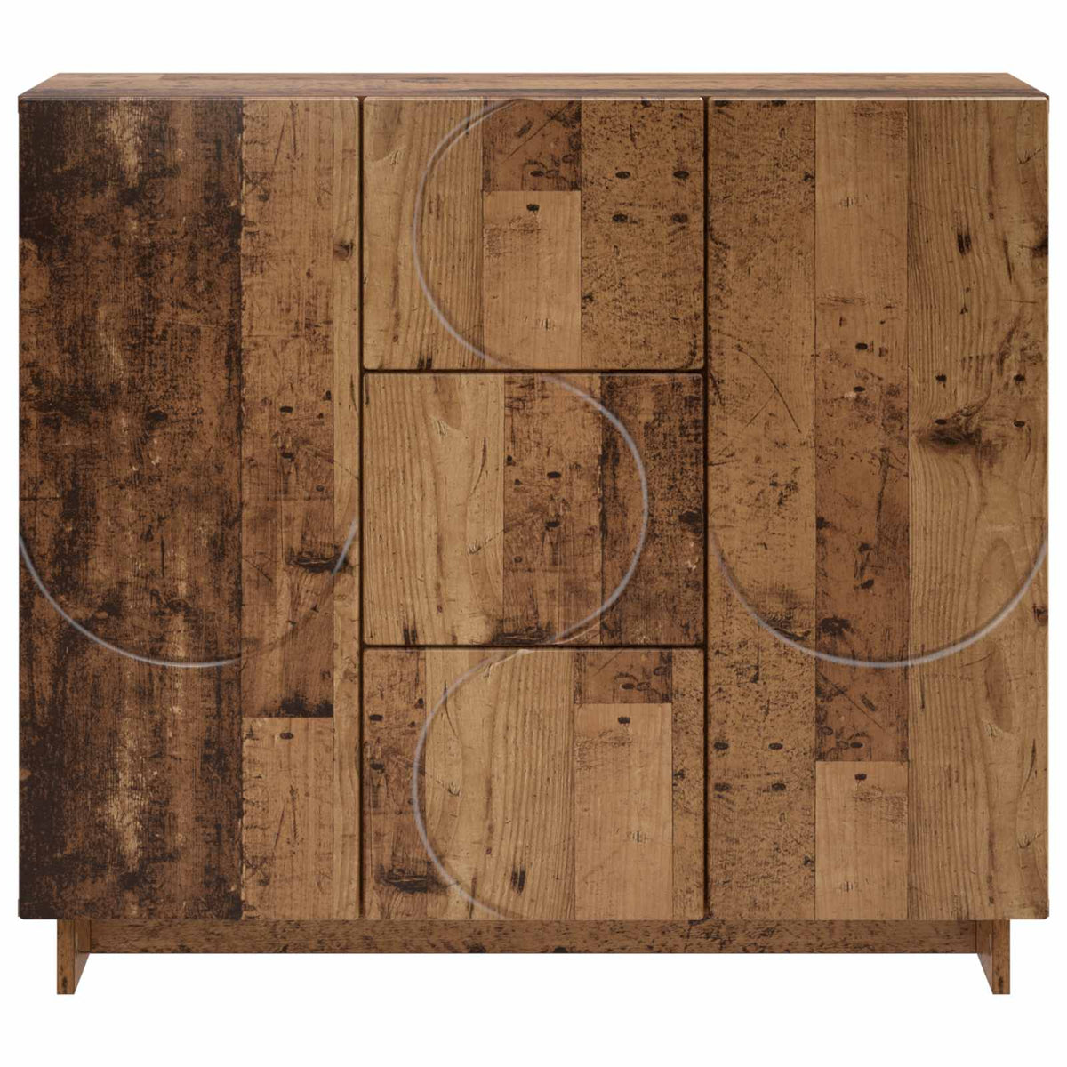 vidaXL Bufet Stare drewno 85,5 x 31 x 75 cm Drewno inżynieryjne