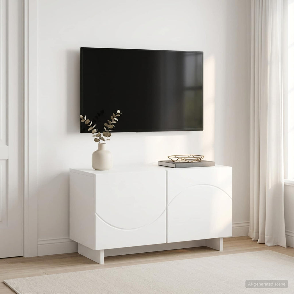 vidaXL szafka RTV 60 x 34.5 x 40 cm Biały materiał drewnopochodny
