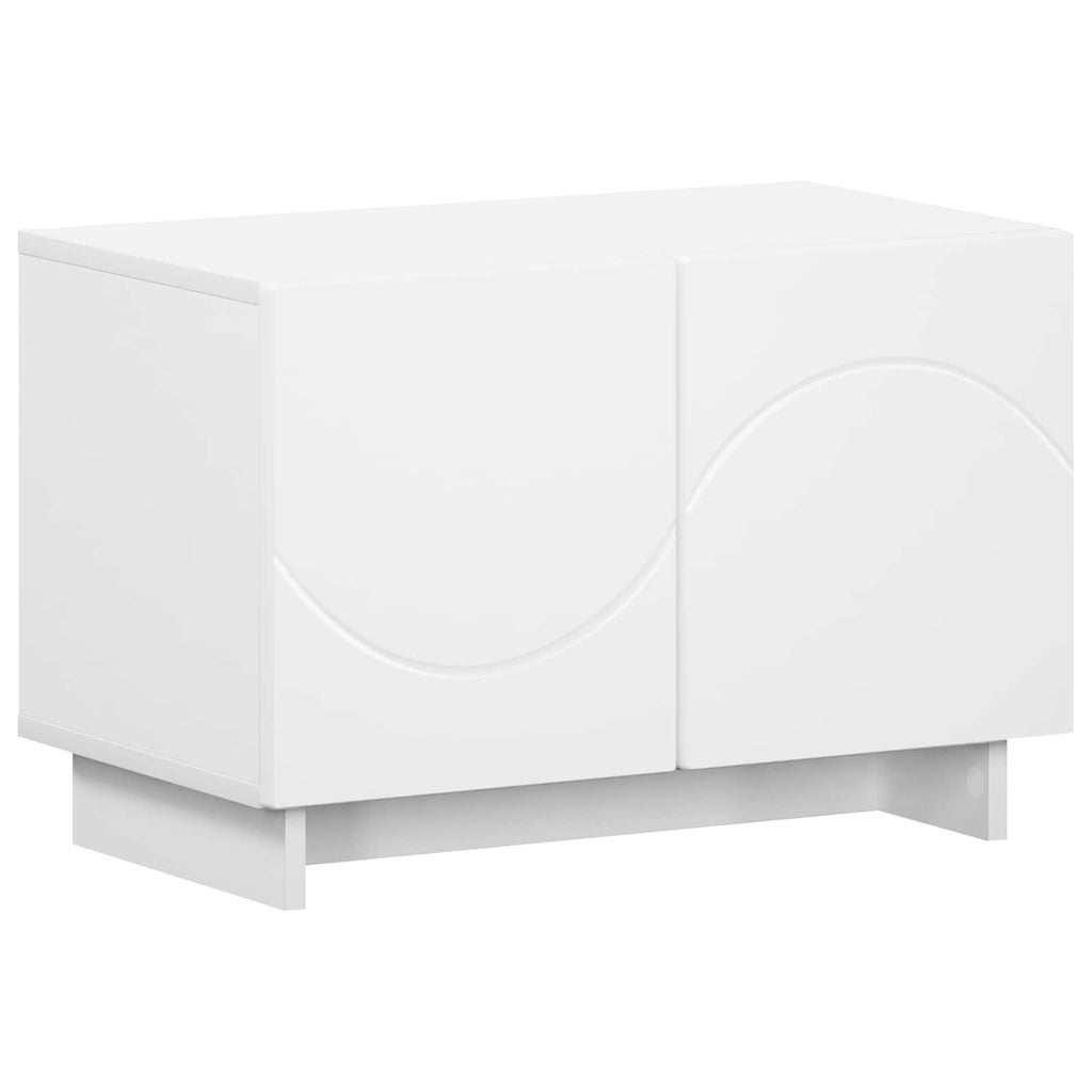 vidaXL szafka RTV 60 x 34.5 x 40 cm Biały materiał drewnopochodny