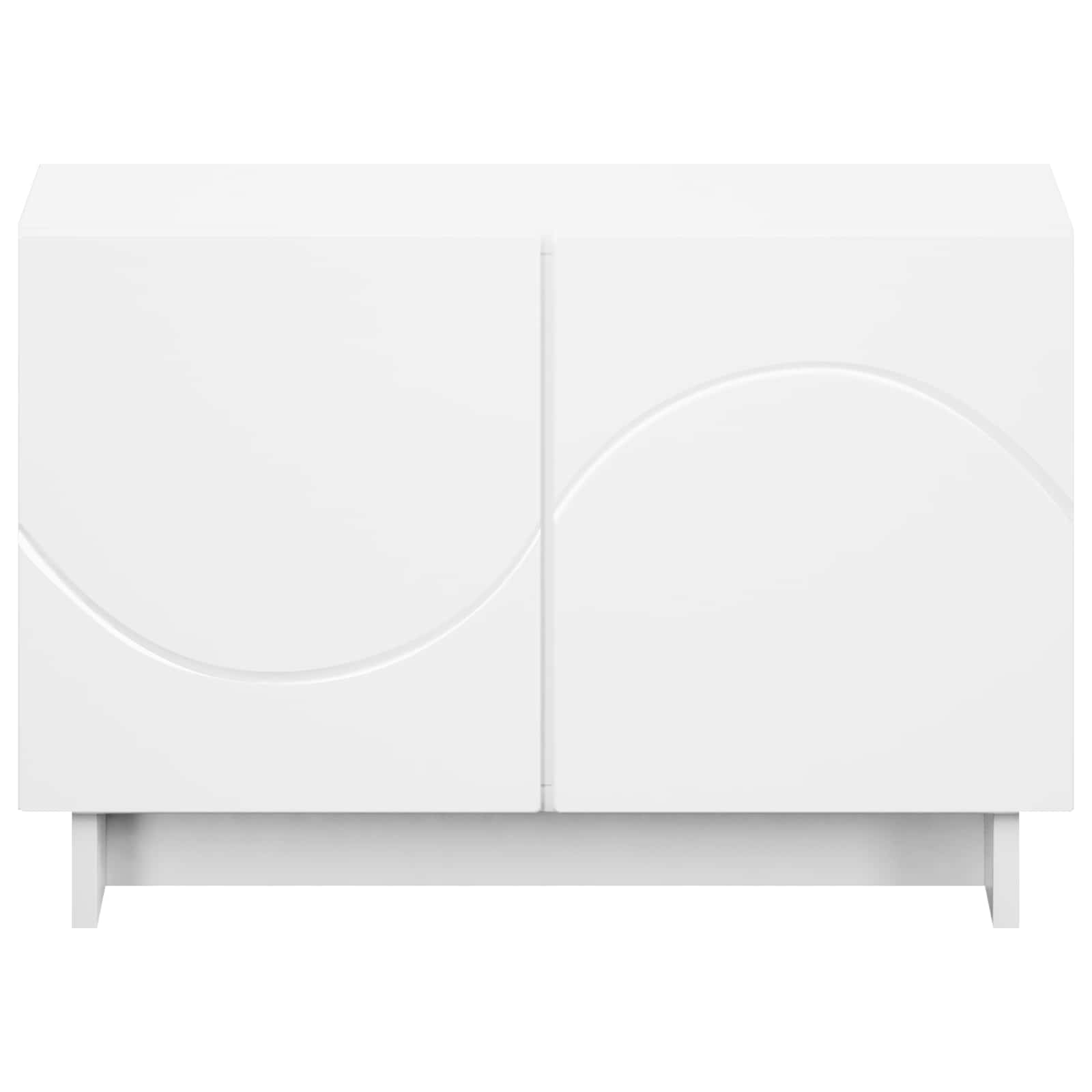 vidaXL szafka RTV 60 x 34.5 x 40 cm Biały materiał drewnopochodny